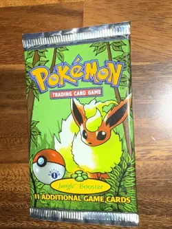 Wizards of the Coast First Edition Pokemon Jungle Booster Pack 742818060639 - Image 3