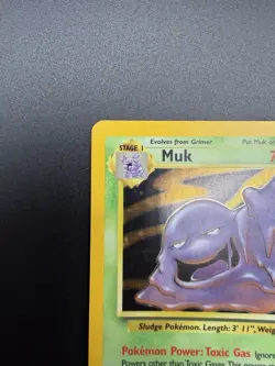 Pokemon TCG Muk 13/62 Fossil Holo - Image 4