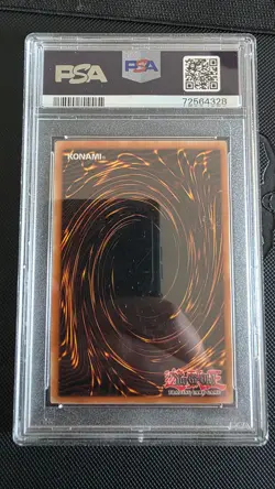 TRI-HORNED DRAGON 1ST EDITION-PORTUGUESE YU-GI-OH! LOB 2002 P000 PSA 8 - Image 3
