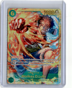 Monkey.D.Luffy SEC OP13-118 Carrying On His Will One Piece TCG NM English - Image 1
