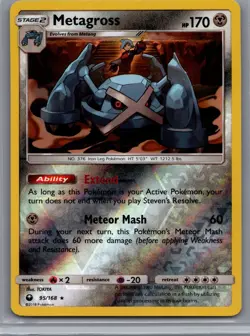 Metagross 95/168 League Promo Reverse Holo Celestial Storm S&M Pokemon Card - Image 1