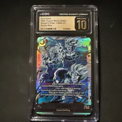 Son Goten FB08-121 SR Saiyan's Pride Dragon Ball English Card Fusion CGC 10 - Image 1