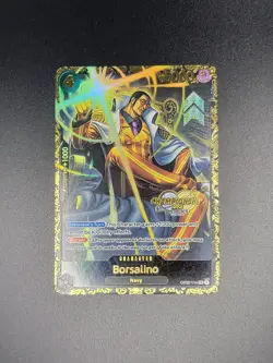 DIY CUSTOM CARD Borsalino One Piece OP02-114 Championship Top Foil - Image 1