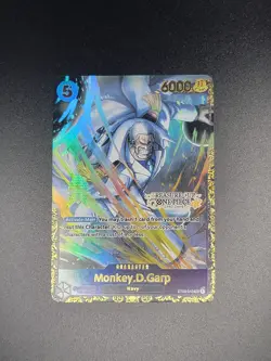 DIY CUSTOM CARD Monkey D Garp Treasure Cup Top Foil One Piece - Image 1