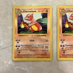 3 Pokemon Charmeleon Shadowless Base Set Card # 24/102 - Lot of 3 - Image 3