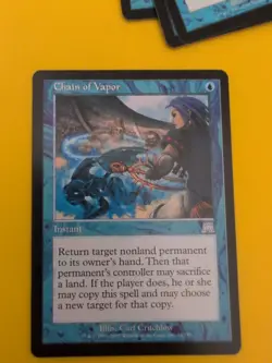 Chain of Vapor. sorcery Magic the Gathering Card. Onslaught. - Image 2