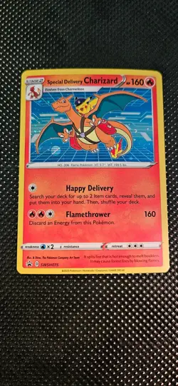 Special Delivery Charizard SWSH075 SWSH: Sword & Shield Promo Cards Holo - Image 1