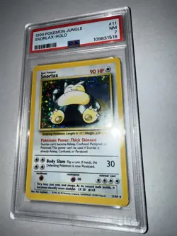 1999 Pokemon TCG Jungle Snorlax Holo Rare Card #11/64 Vintage WOTC PSA 7 NM MT - Image 5