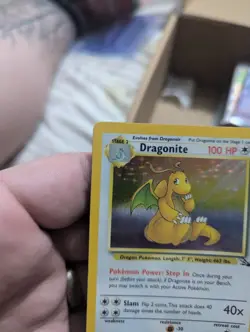 Pokemon TCG Dragonite 4/62 Fossil Unlimited Rare Holo Pokemon Card WOTC - Image 5