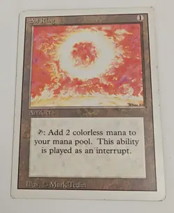 Sol Ring X1 Revised MP Condition See Pics Front Back (Played) Card - Image 1