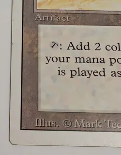 Sol Ring X1 Revised MP Condition See Pics Front Back (Played) Card - Image 3