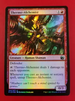 1x Thermo-Alchemist | FOIL | Innistrad Midnight Hunt | MTG Magic Cards - Image 1