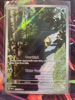 Pokemon TCG Scarlet Violet-151 Holo Illustration Rare Card Psyduck 175/165 - Image 1