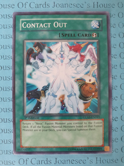 GLAS-EN045 Contact Out Yu-Gi-Oh Card 1st Edition - Image 1