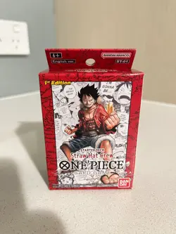 One Piece Card Game Super Pre Release Deck - LUFFY - Straw Hat Pirates - Image 1