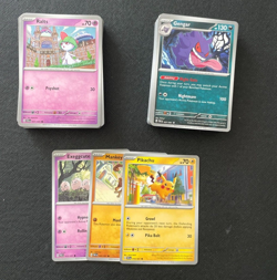 Pokemon TCG 125 Card Lot Paldean Fates Common NM - Image 1