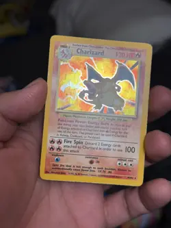 Pokemon TCG Base Set Charizard 4/102 Holo Foil Card - Image 4