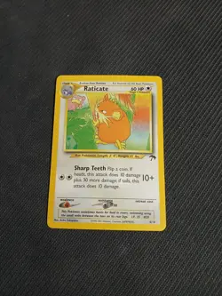 Pokemon Raticate 6/18 Southern Islands Promo Slowpoke Pokemon Card LP - Image 1