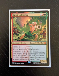 BUMI, UNLEASHED Mythic Rare Avatar: The Last Airbender Near Mint MTG - Image 1