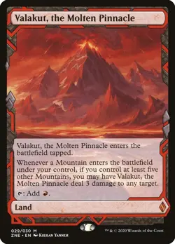 Valakut, the Molten Pinnacle - Near Mint - MTG Zendikar Rising Expedition Lands - Image 1