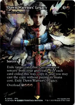MTG Dawn Warriors' Legacy - Mizzix's Mastery (Showcase) Foil NM FINAL FANTASY - Image 1