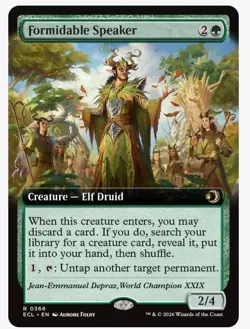 Formidable Speaker (Extended Art) - Lorwyn Eclipsed (ECL) Non foil - Image 1
