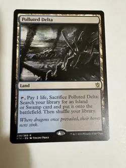 Magic the Gathering Polluted Delta 239/269 (Khans of Tarkir) - Image 1