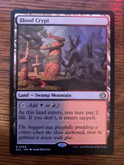 Blood Crypt - Lorwyn Eclipsed - NM - Magic The Gathering MTG - Image 1