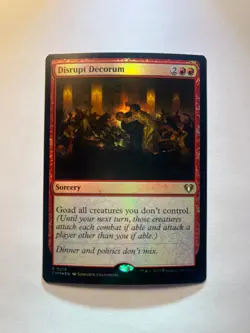 Disrupt Decorum Commander Masters Foil - Image 1
