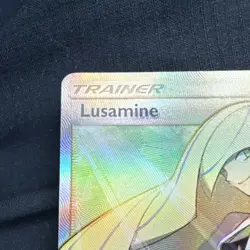 “Lusamine” Pokemon TCG SM-Crimson Invasion 110/111 [Full Art Holo Ultra Rare] - Image 5