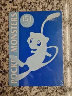 Pokemon Japanese Jumbo Carddass Art Board & Sticker - Mew - Sealed & Vintage - Image 1