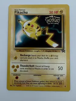 Pikachu Movie Promo #4 1999 Pokemon Black Star WoTC PR - Image 4