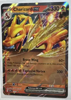 Charizard ex Pokemon Scarlet & Violet Black Star Promo #161 - Image 1