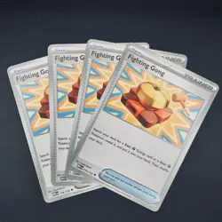 x4 #116/132 Fighting Gong ME:01: Mega Evolution NM/M Playset Regular TCG Pokemon - Image 1