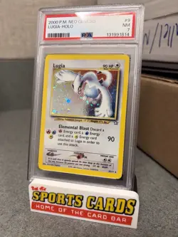 2000 POKEMON NEO GENESIS #9 LUGIA-HOLO PSA 7 - Image 1