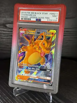 Pokemon TCG Charizard GX Sun & Moon Sm211 Holo Promo (PSA 9) - Image 5