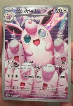 Pokemon TCG Wigglytuff 105/94 Phantasmal Flames Illustration Rare - Image 1