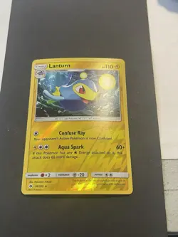 Lanturn 50/149 Reverse Holo Rare - Sun & Moon Base Pokemon TCG - M/NM - Image 1