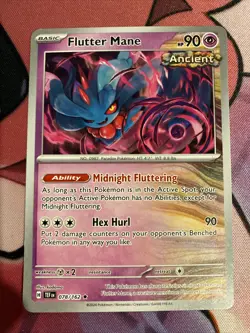 Pokemon TCG Temporal Forces Non-Holo Flutter Mane 078/162 - Image 1