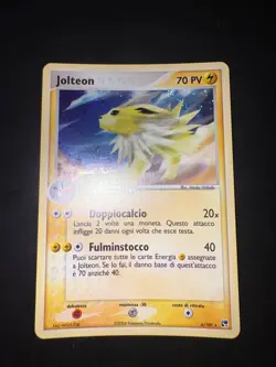 PSA 9 Mint Pokemon Jolteon 6/100 Set Ex Tempesta Di Sabbia Ita - Image 1