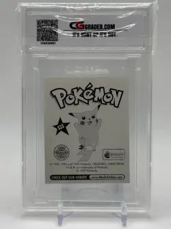 1999 Pokemon Topps Merlin SPECIAL GLITTER HOLO PRISM Sticker S35 Jessie ~ CG 10 - Image 2