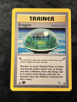 Ecogym #84/111 Neo Genesis 1st Edition Pokemon TCG - Image 1