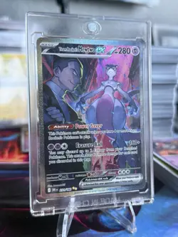 Pokemon TCG Team Rockets Mewtwo EX Special Illustration Destined Rivals - Image 1