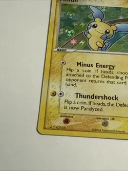 Pokemon TCG Minun EX Hidden Legends 67/101 - 2004 Holo - LP - Image 5