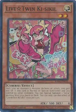 1x Live Twin Ki-sikil - 1st Edition NM Eng YuGiOh - Quarter Century Stampede - Image 1