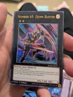 Number 65: Djinn Buster Ultra Rare 1st Edition BLMR-EN079 YuGiOh Card - Image 1