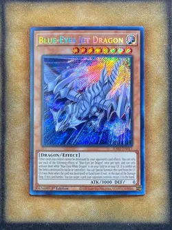 Yugioh Blue-Eyes Jet Dragon RA02-EN017 Secret Rare 1st Ed NM - Image 1