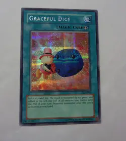 Graceful Dice EDS-002 (Secret Rare, Unlimited, Lightly Played / LP) Yugioh - Image 1