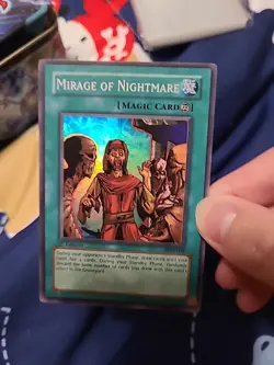 1X MIRAGE OF NIGHTMARE PGD-036 UNLIMITED SUPER RARE LP YUGIOH - Image 1