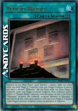 TEMPIO WEDJU • (Wedju Temple) • Ultra R • INFO IT054 • 1Ed • Yugioh! • ANDYCARDS - Image 1